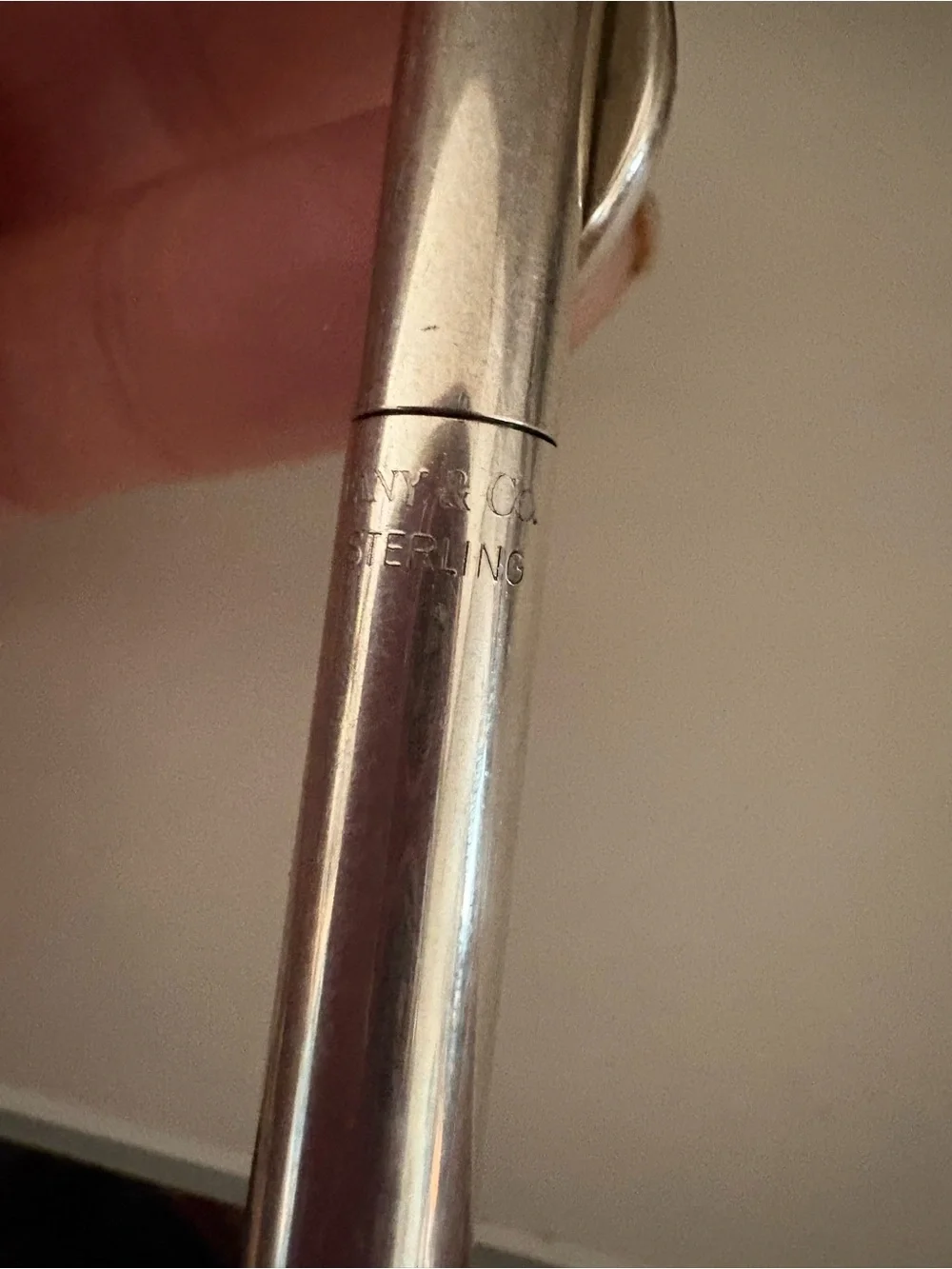 Tiffany & Co. Sterling Silver Ribbon Bow Ballpoint Pen
